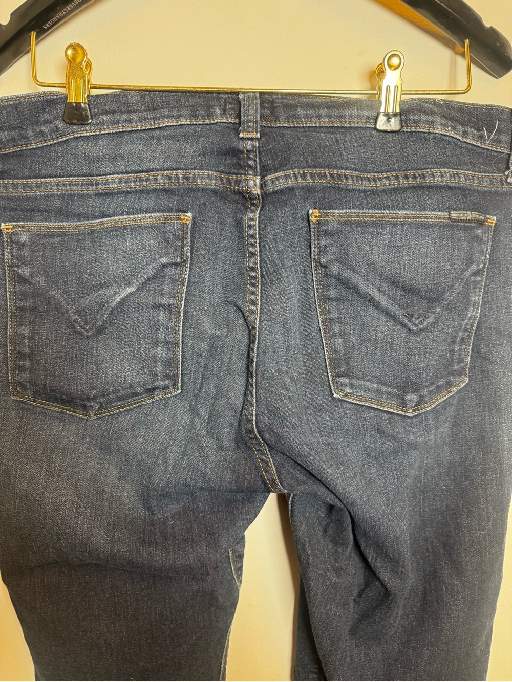 Hudson Krista Ankle Super Skinny with Raw Hem Dark Wash Jeans size 32 - Picture 6 of 10